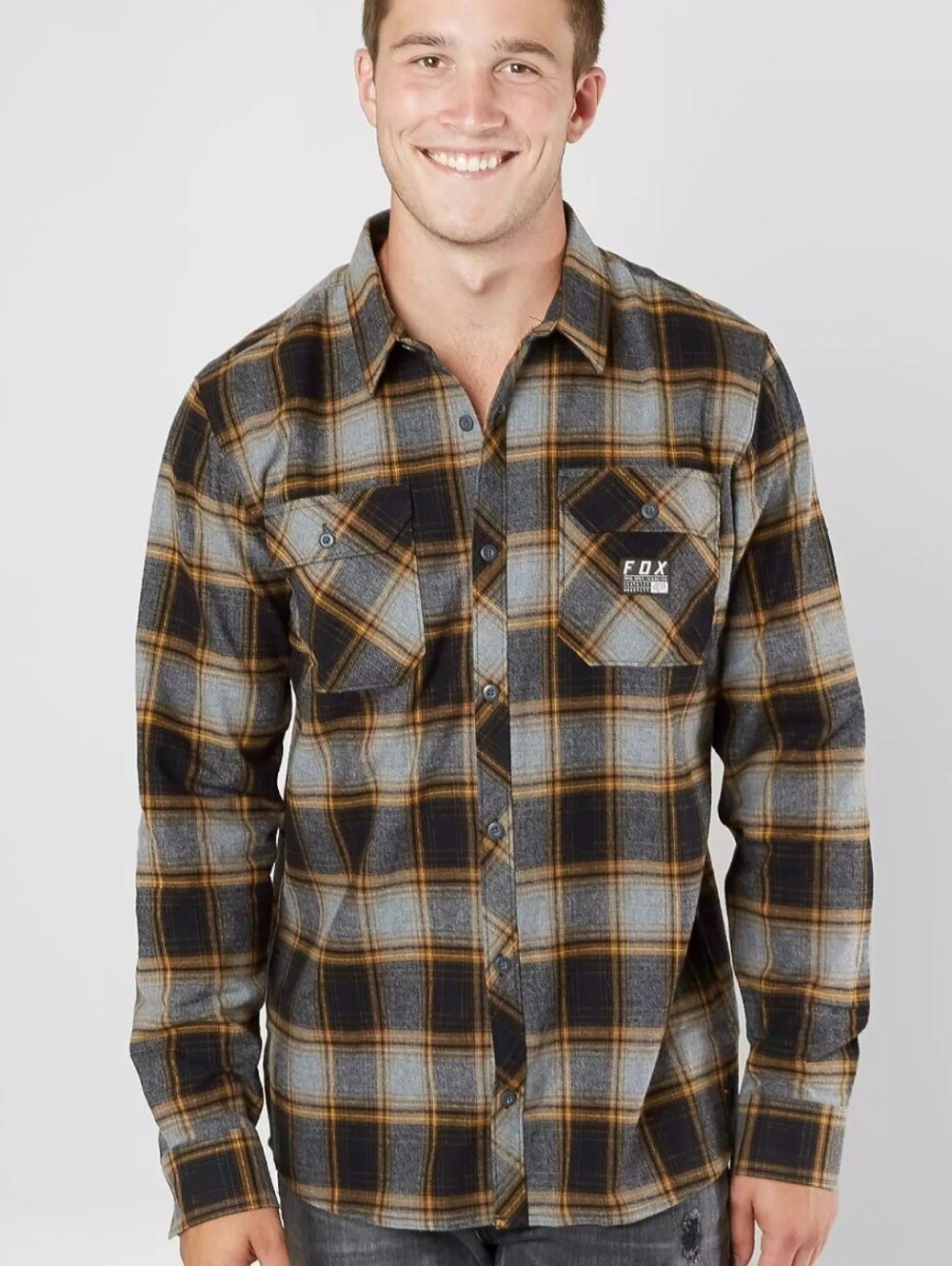 Fox Traildust Flannel Shirt Men's Size XXL Button Up